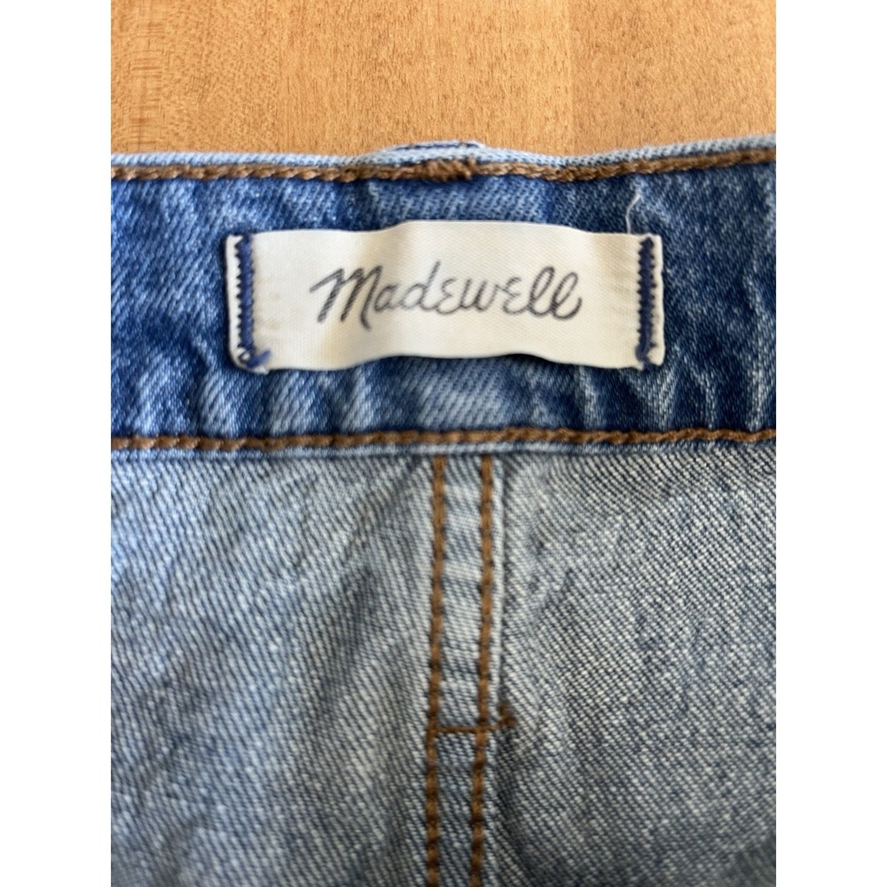 Madewell The Perfect Vintage Straight Jeans Women's Blue Size 32 Classic Denim - Picture 4 of 11